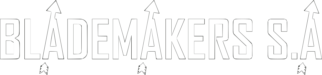 Blademakers S.A white logo